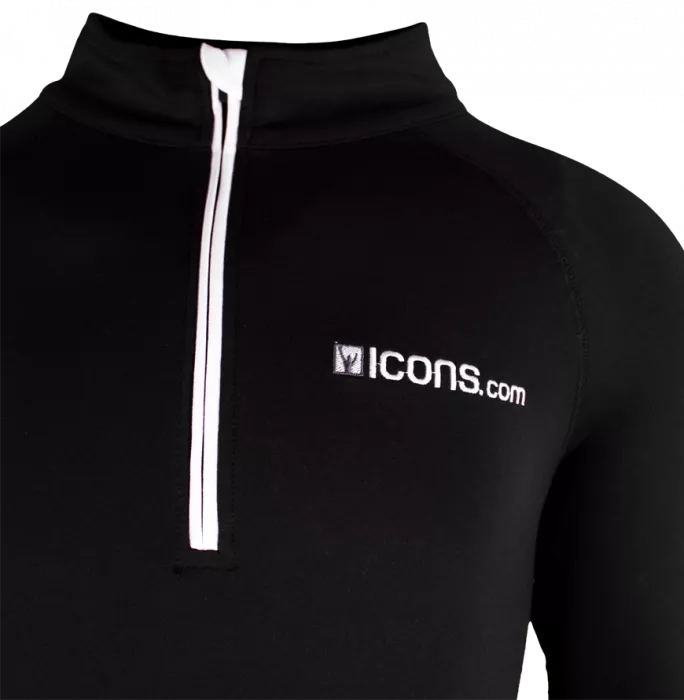 Icons Icons.com Branded 1/4 Zip Golf Top (Men's Large)