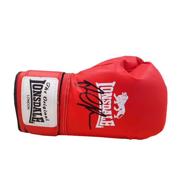 icons David Price Signed Lonsdale Boxing Glove