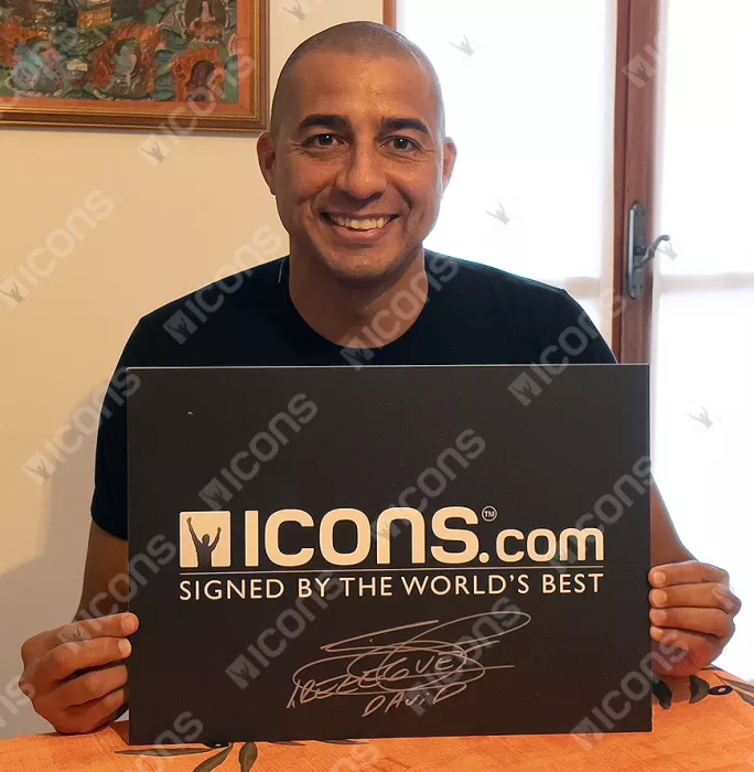 Icons David Trezeguet Signed Juventus Photo