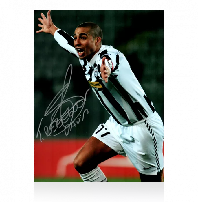 icons David Trezeguet Signed Juventus Photo