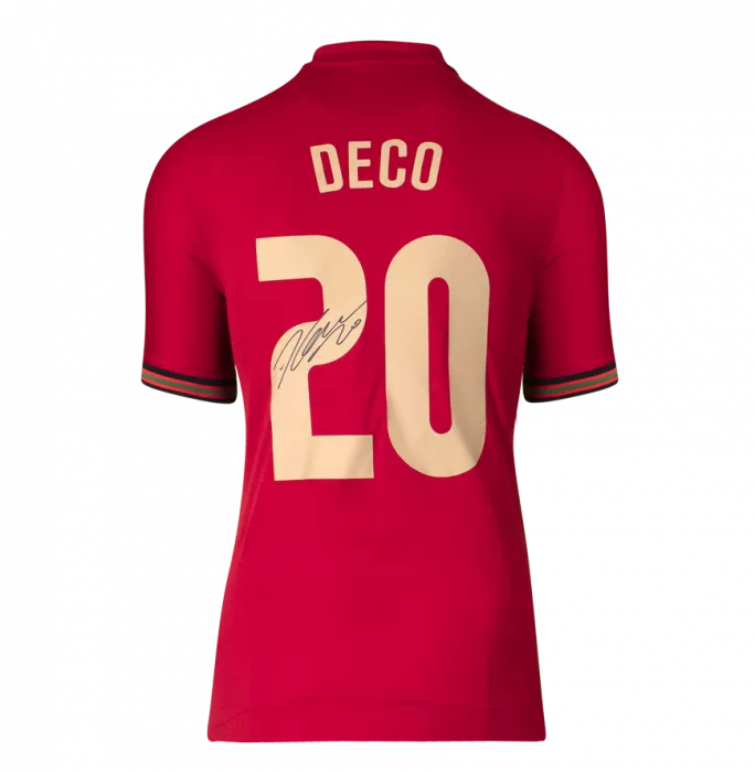 icons Deco Back Signed Portugal 2020-21 Home Shirt