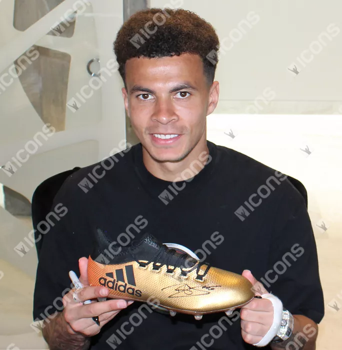 Icons Dele Alli Signed Gold Adidas X Boot