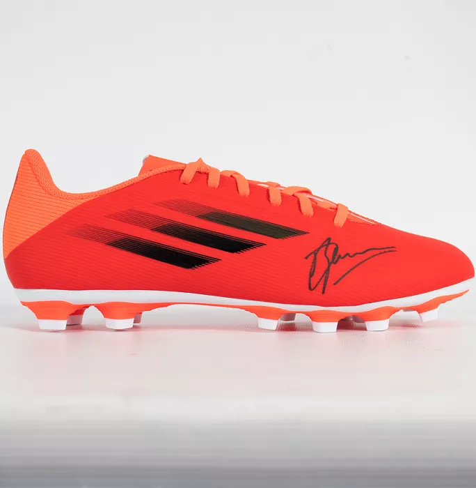 Icons Dennis Bergkamp Signed Red Adidas X Boot