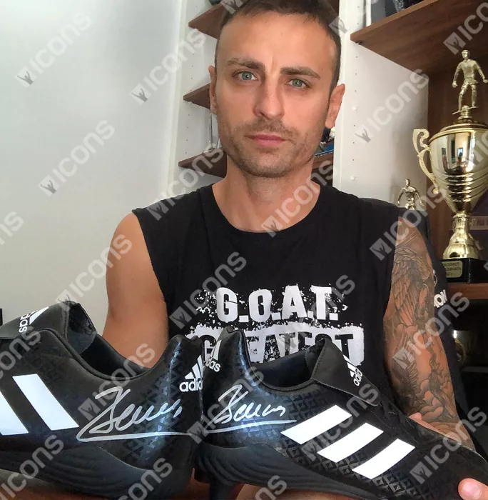 Icons Dimitar Berbatov Signed Black Adidas Boot