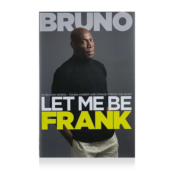 Icons Frank Bruno Signed Book - Let Me Be Frank