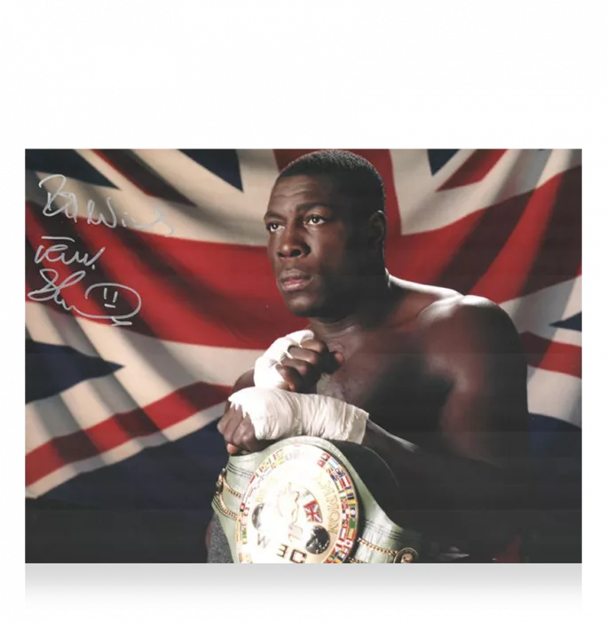 Icons Frank Bruno Signed Photo