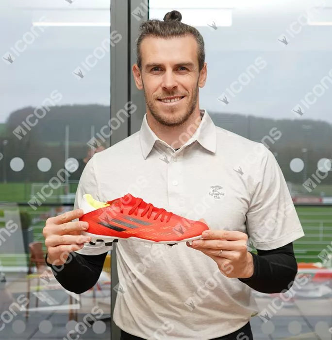 Icons Gareth Bale Signed Red Adidas X Boot