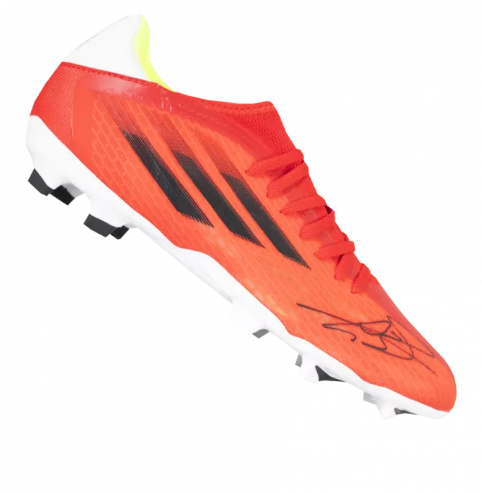 icons Gareth Bale Signed Red Adidas X Boot