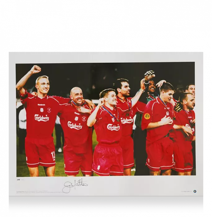 Icons Gary McAllister Signed Liverpool Photo