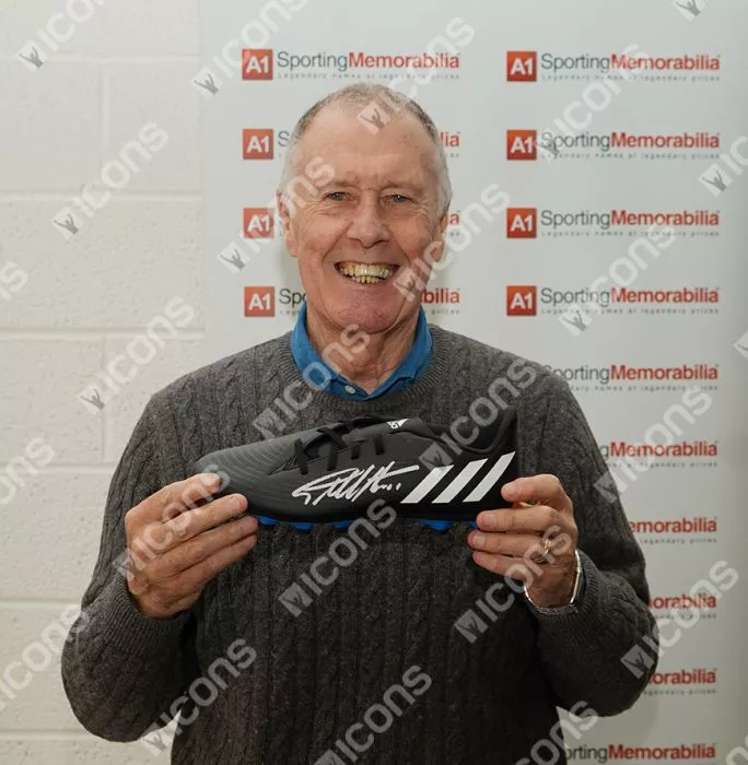Icons Geoff Hurst Signed Adidas Football Boot