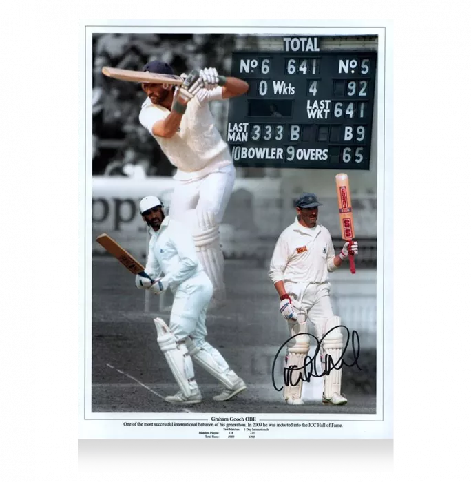 icons Graham Gooch Signed Photo