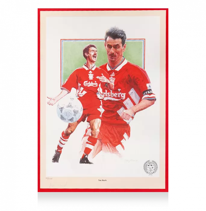 icons Ian Rush Signed Liverpool FC Photo