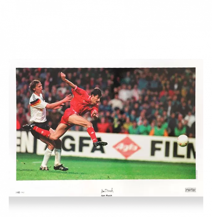 Icons Ian Rush Signed Liverpool Photo