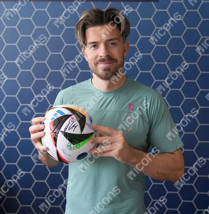 Icons Jack Grealish Signed UEFA EURO 2024 Football