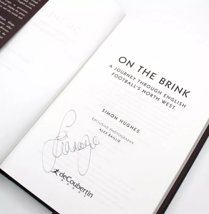 Icons Jamie Carragher Signed Book: On The Brink