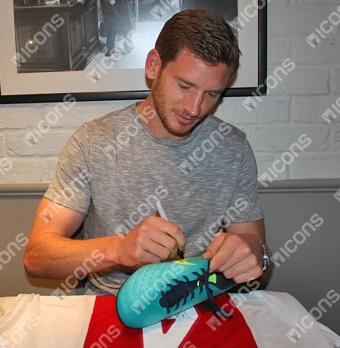 Icons Jan Vertonghen Signed Blue Nike Magista Boot