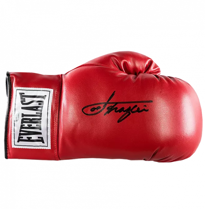 Icons Joe Frazier Signed Red Everlast Boxing Glove