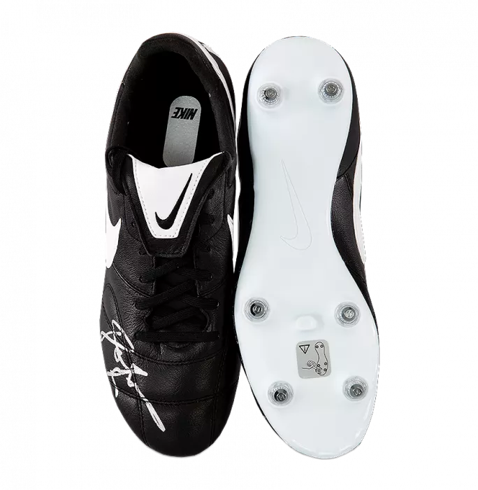 Icons John Barnes Signed Black Nike Boot