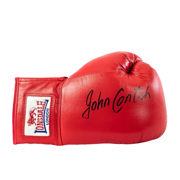 icons John Conteh Signed Lonsdale Boxing Glove