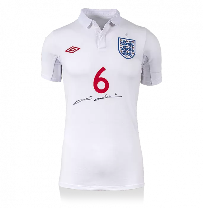 icons John Terry Front Signed England Home Shirt