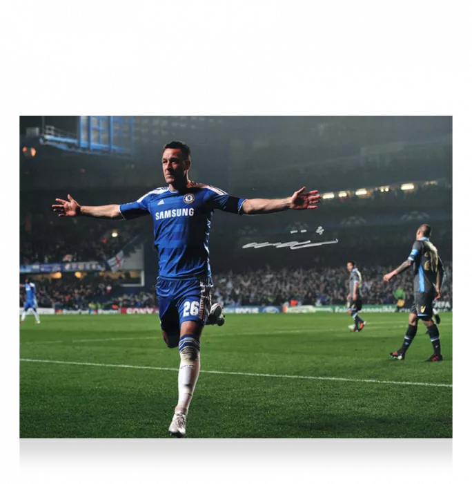icons John Terry Signed Chelsea Photo