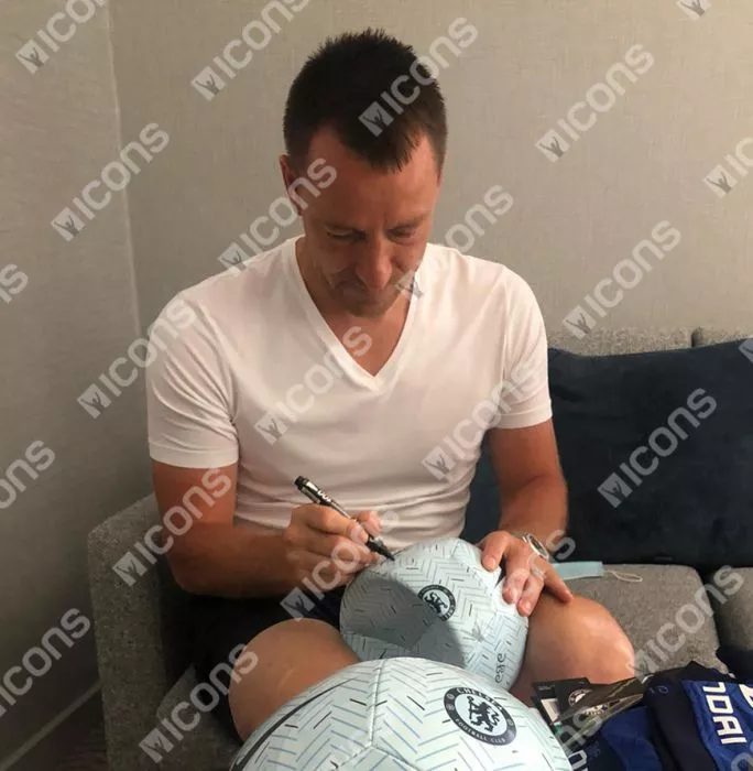 Icons John Terry Signed Football: Chelsea