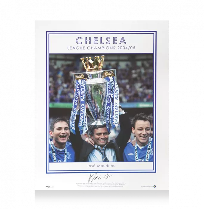 icons Jose Mourinho Signed Photo