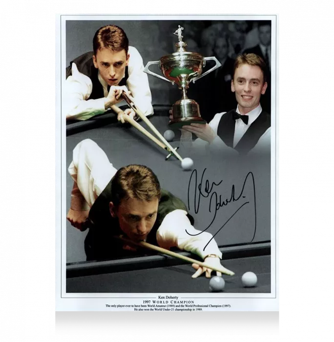 icons Ken Doherty Signed Photo