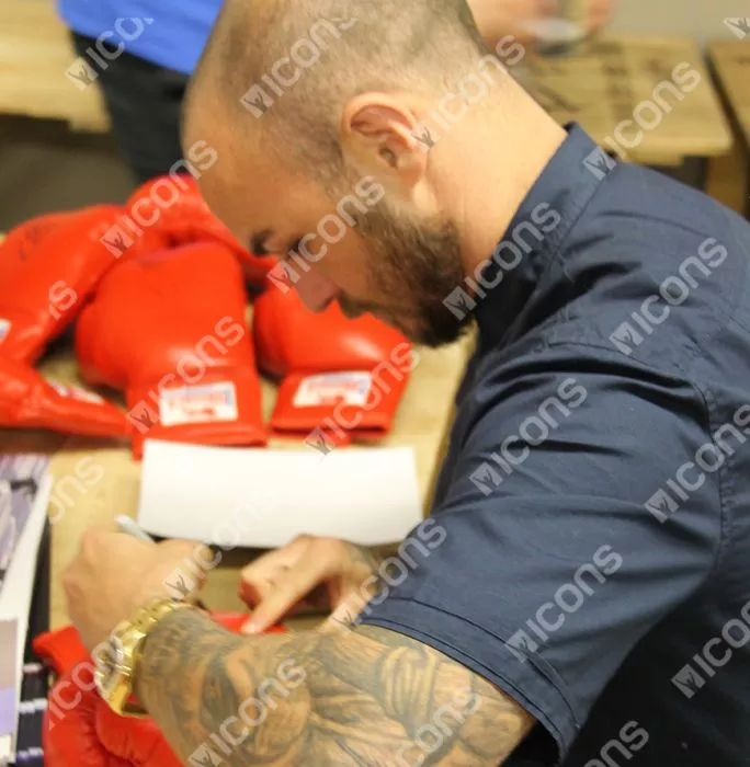 Icons Kevin Mitchell Signed Lonsdale Boxing Glove