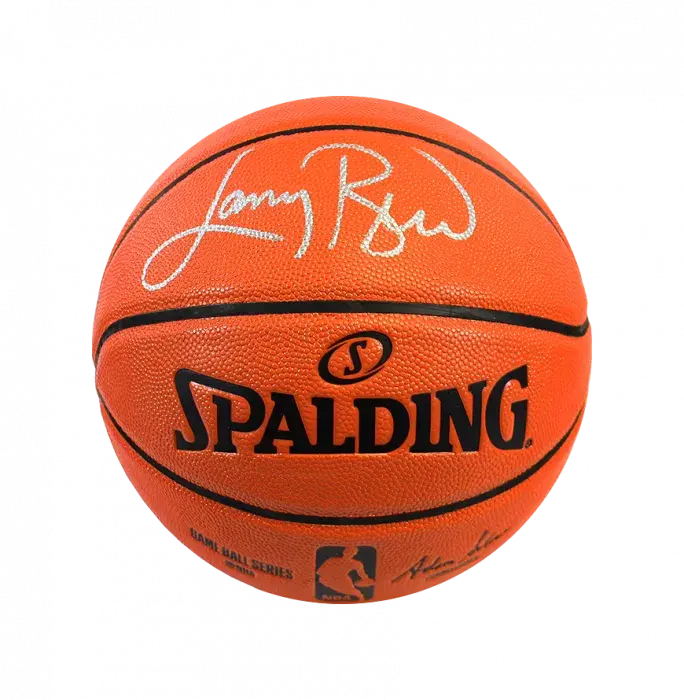 icons Larry Bird Signed Spalding NBA Basketball