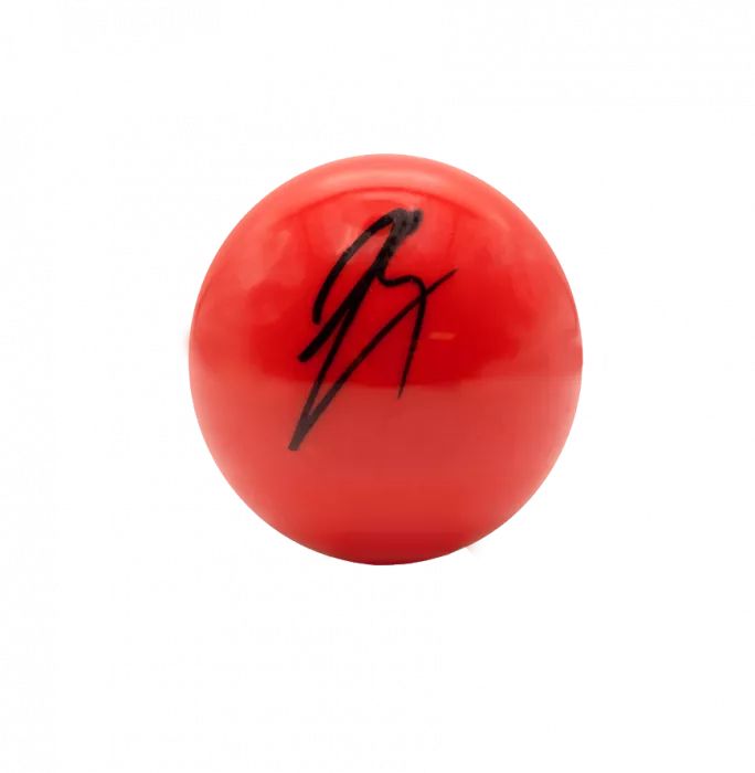 icons Luca Brecel Signed Red Snooker Ball