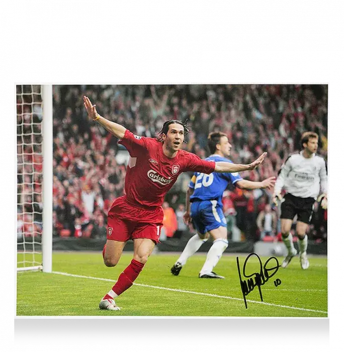 icons Luis Garcia Signed Liverpool Photo