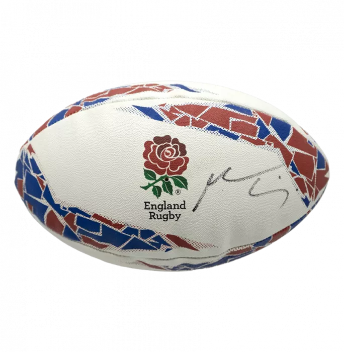 Icons Maro Itoje Signed England Rugby Ball