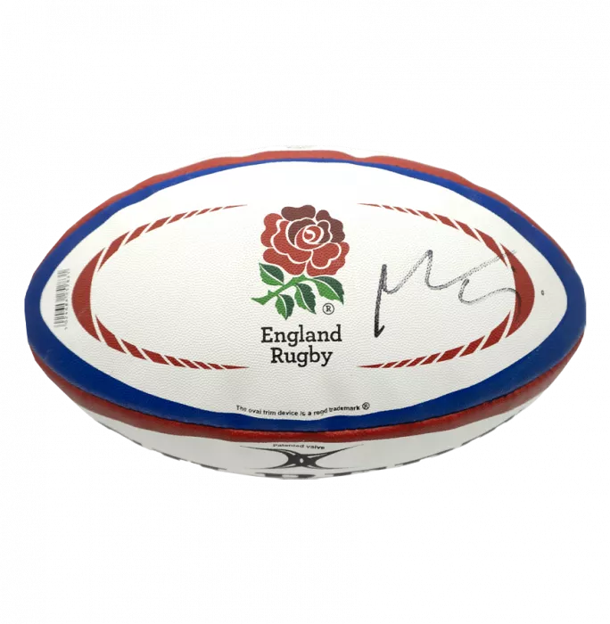 icons Maro Itoje Signed Gilbert England Rugby Ball