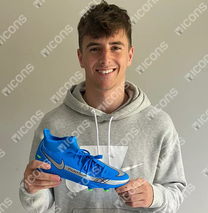 Icons Mason Mount Signed Blue Nike Phantom Boot