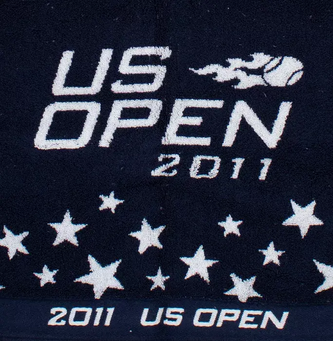 Icons MATCH USED Novak Djokovic 2011 US Open Towel