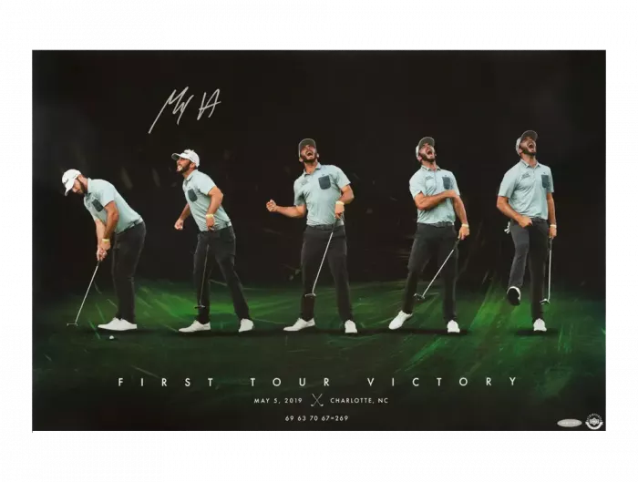Icons Max Homa Signed Photo: First Tour Victory