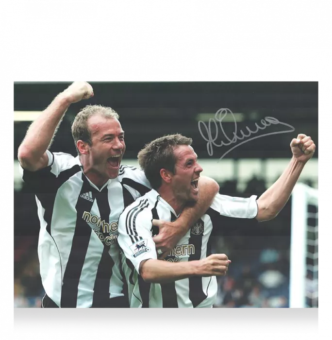 icons Michael Owen Signed Newcastle Photo