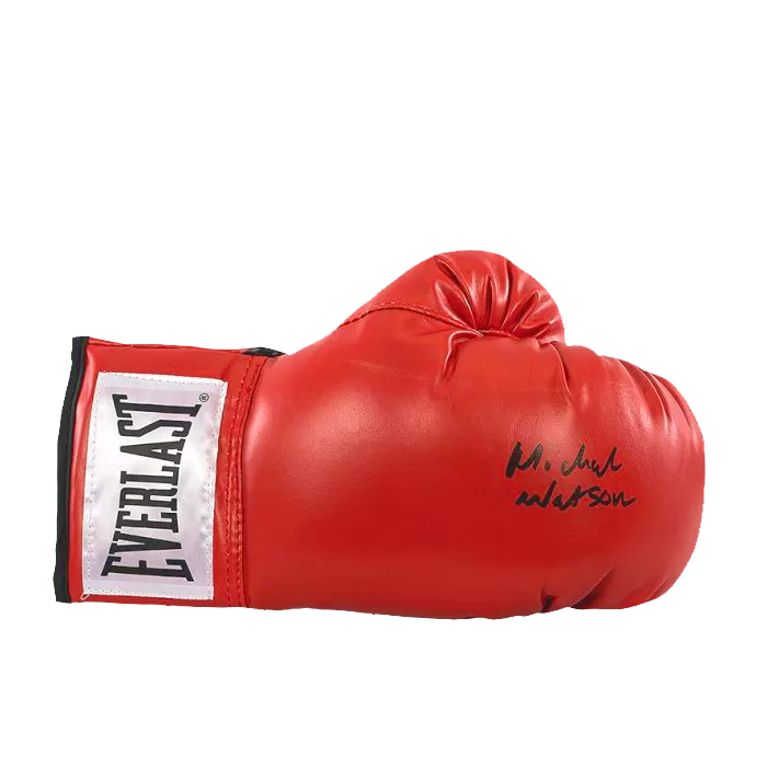 icons Michael Watson Signed Everlast Boxing Glove