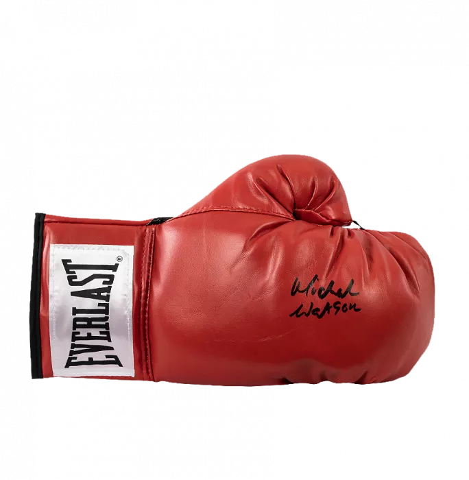 icons Michael Watson Signed Everlast Boxing Glove