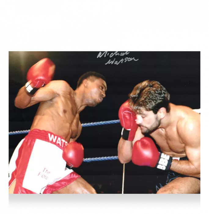 icons Michael Watson Signed Photo