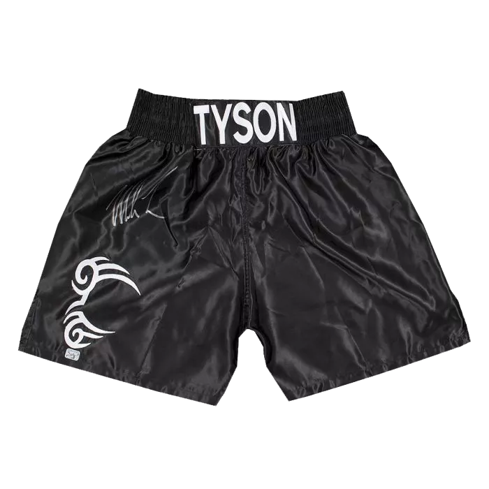Icons Mike Tyson Signed Boxing Trunks