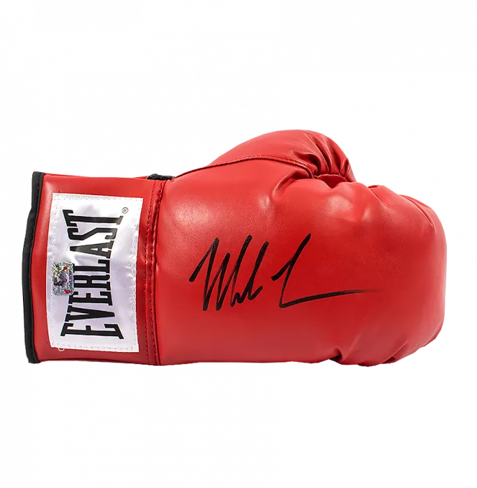 icons Mike Tyson Signed Red Everlast Boxing Glove