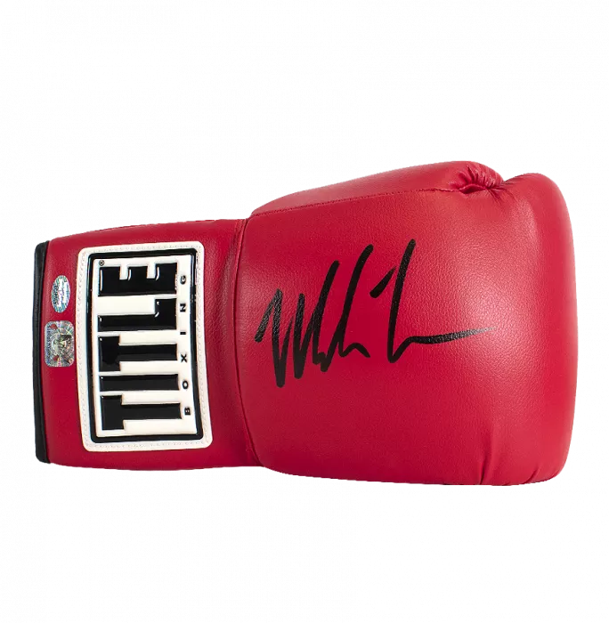 icons Mike Tyson Signed Title Boxing Glove