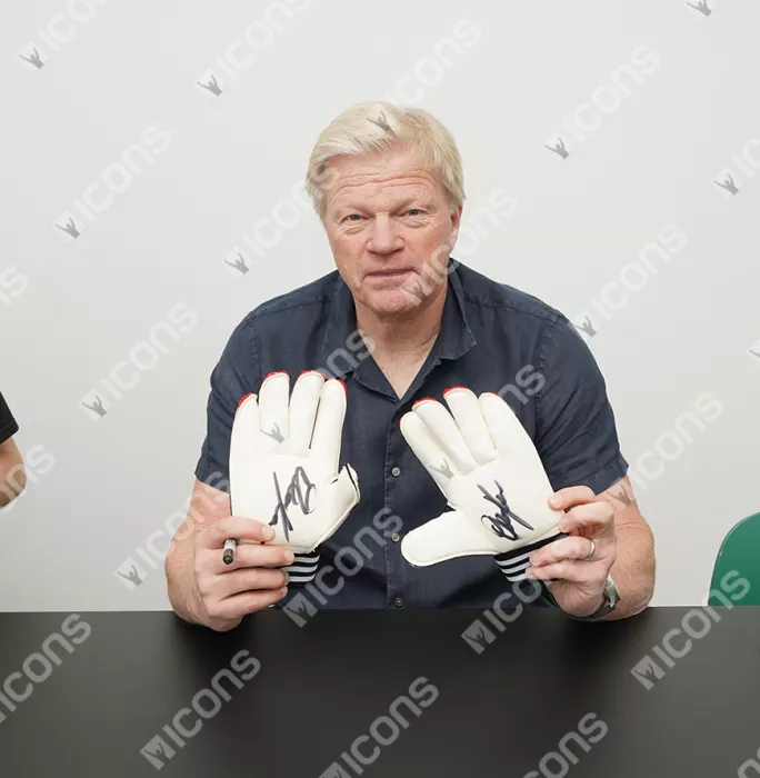 Icons Oliver Kahn Signed Adidas Goalkeeper Glove