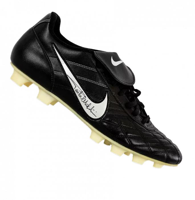 Icons Paolo Maldini Signed Black Nike Tiempo Boot