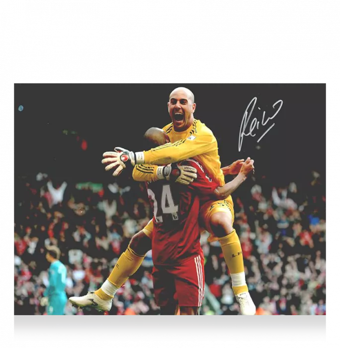 Icons Pepe Reina Signed Liverpool Photo