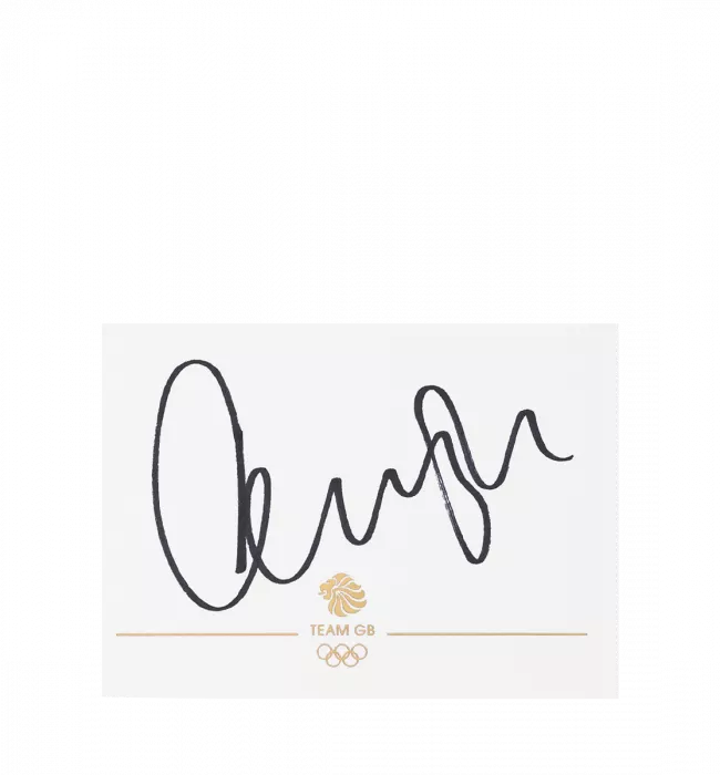 Icons Peter Kennaugh Signed Team GB Card