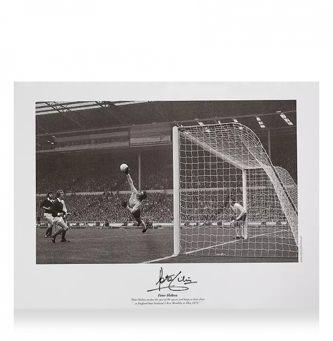 icons Peter Shilton Signed England Photo