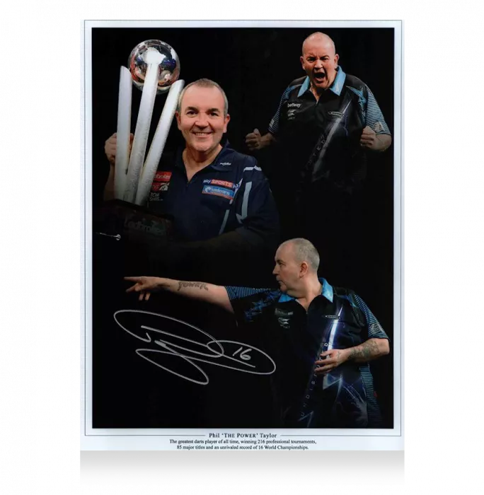 Icons Phil Taylor Signed Photo